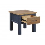 Splash of Blue - Lamp Table With Drawer